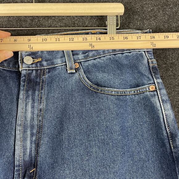 VTG Levis 505 Jean Mens 38x30 Medium Wash Regular Fit Straight Deadstock Y2K NEW - Picture 7 of 16
